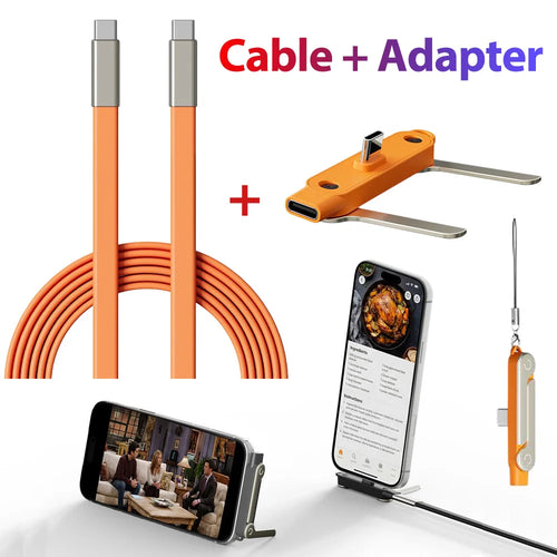 ZOVIXS FlexCharge 2-in-1 Cable & Stand Adapter